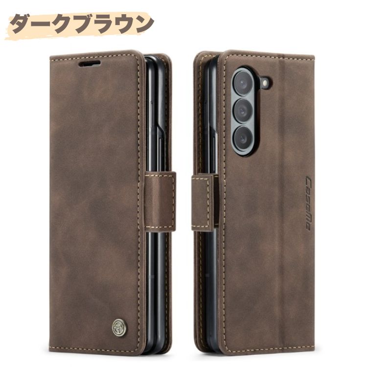 Galaxy Z Fold7 ケース Fold6 Fold5 Fold4 5G 手帳型 レザー 革 ボタン