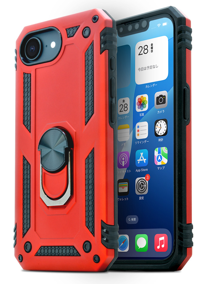 iPhone iPhone16e ケース iPhoneSE 第3世代 第2世代 リング付き