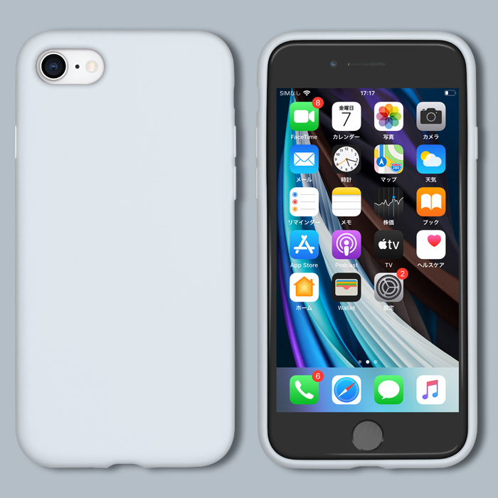 iphone用リキッドシリコンケース