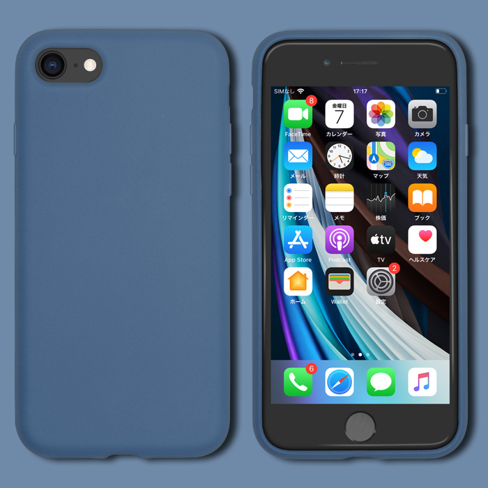 iphone用リキッドシリコンケース