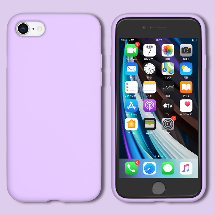 iphone用リキッドシリコンケース