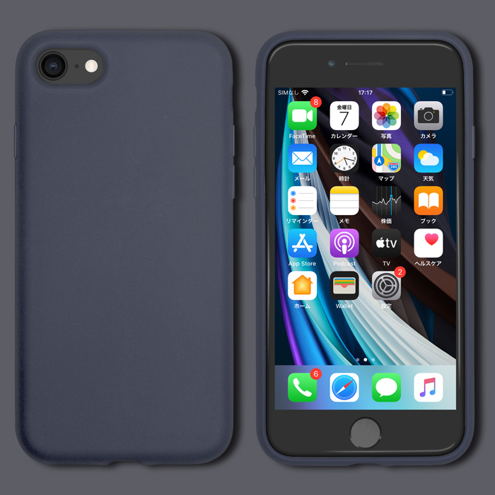iphone用リキッドシリコンケース