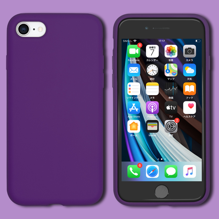 iphone用リキッドシリコンケース