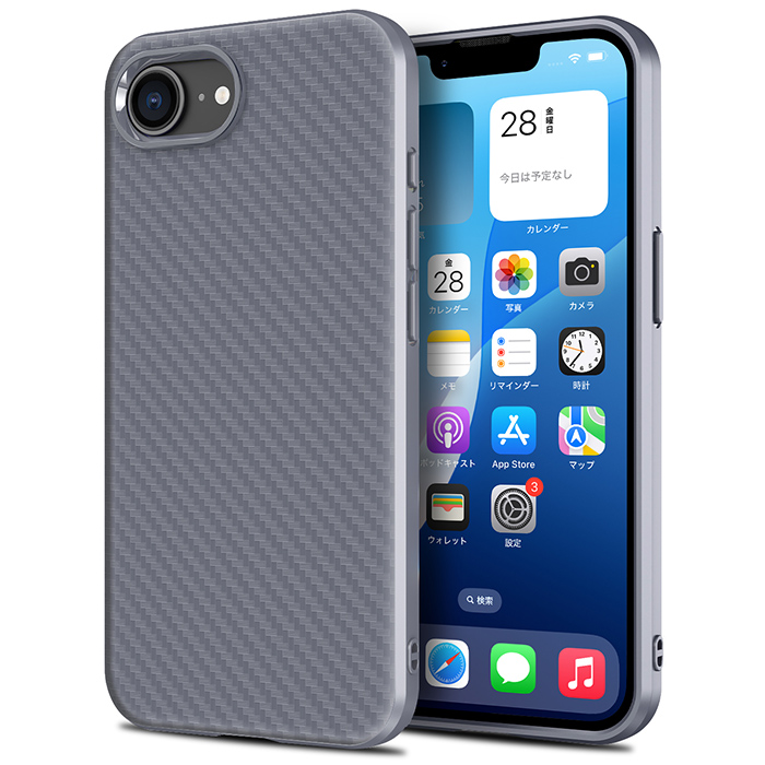 iPhone iPhone17e ケース iPhone16e カーボン調 アイホン アイフォン