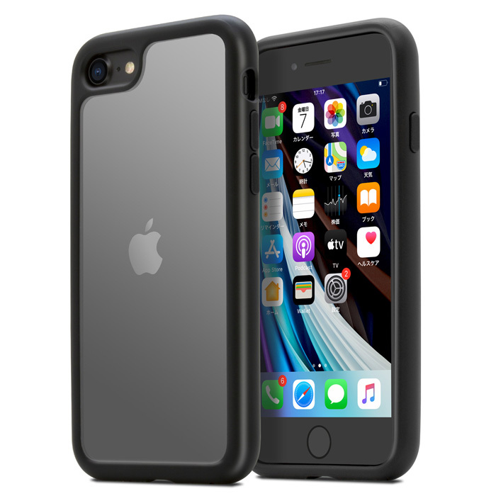 iPhoneSE 第3世代 第2世代 ケース iPhone SE ケース iPhone8 iPhone7 iPhone15 14 13 12 SE3 SE2 指紋防止 耐衝撃 衝撃吸収 アイフォン アイホン クリア