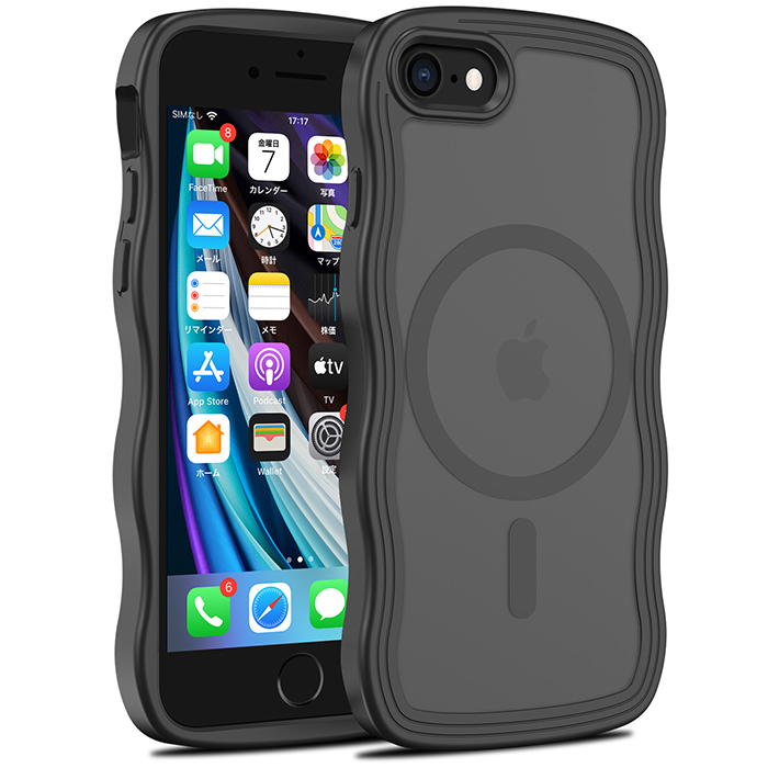 iPhone ウェーブ形状 iPhone17e ケース iPhone16e iPhone17/16
