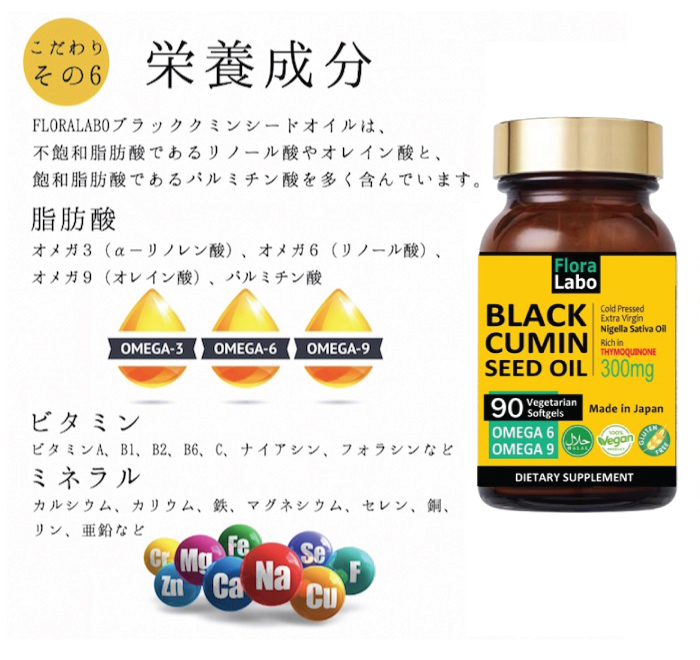 Flora Labo ֥åߥ󥷡ɥ롡500mg 60γ30ʬåɥĻХʥߥåˡɥץ쥹ȥС󥪥롡BLACK CUMIN SEED OIL SOFTGELS SUPPLEMENT