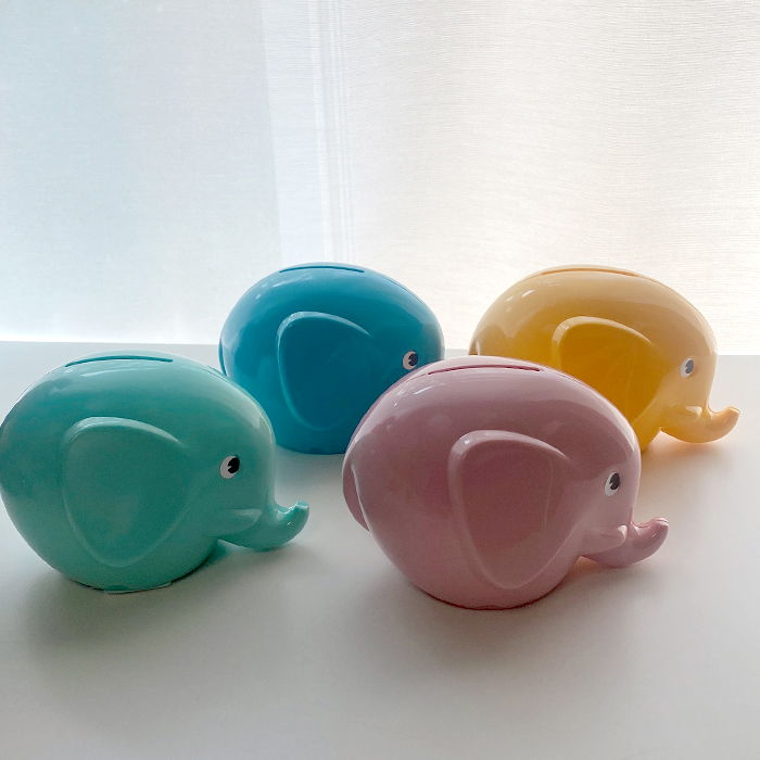 PALASET エレファントバンクS ゾウ貯金箱 フレンチピンク : Flow Yahoo