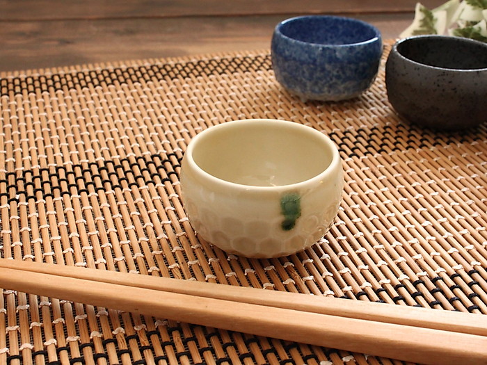 黄瀬戸 花型 小鉢（大きめ）5客セット キッチン・食器 黄瀬戸 花型