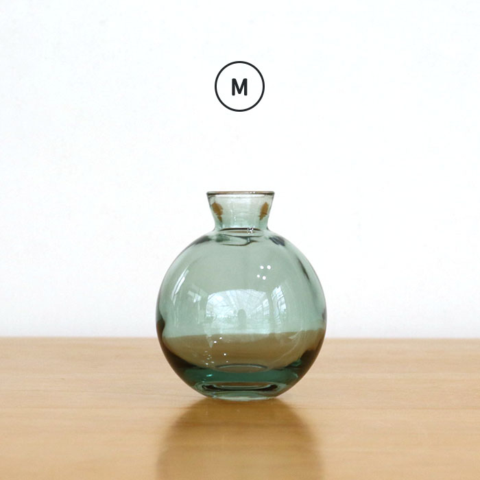 しずく壺 ミントグリーン 3個セット 資 PCVG-12SET-GR ガラス 花瓶