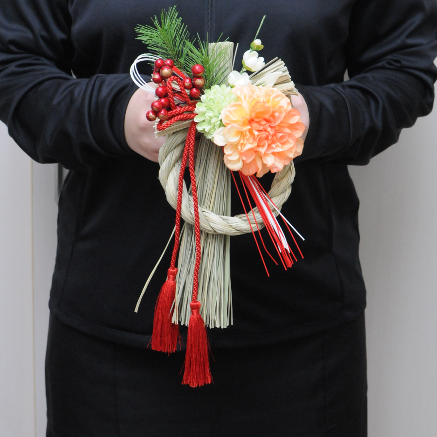 エーデルワイス花の贈り物 2026 お正月飾り しめ縄 しめ飾り お正月