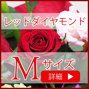 万人に人気の赤いバラをメインにしたアレンジメント