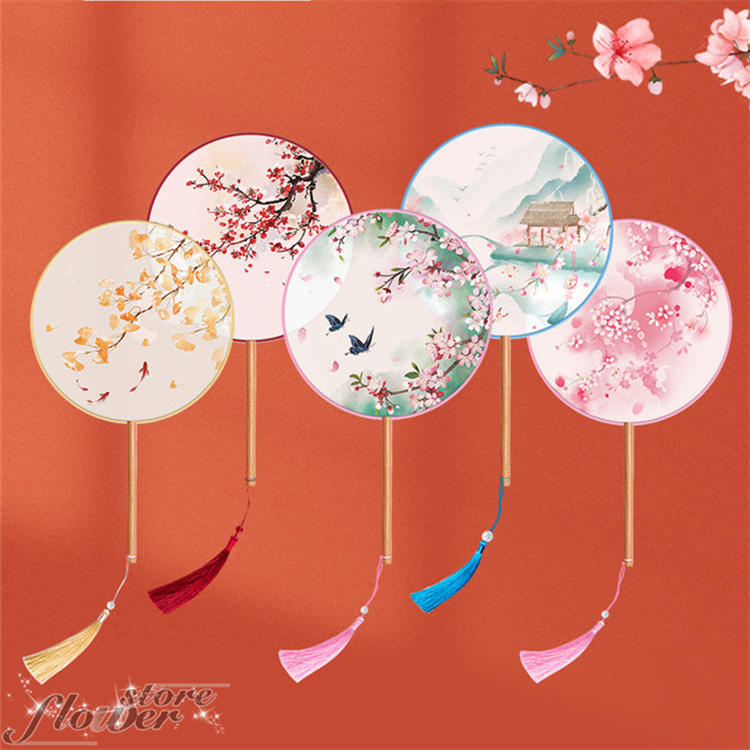 新作多数 団扇 うちわ 布製扇子おしゃれかわいいイラストレディース夏祭り浴衣花火大会 Bestdream Store