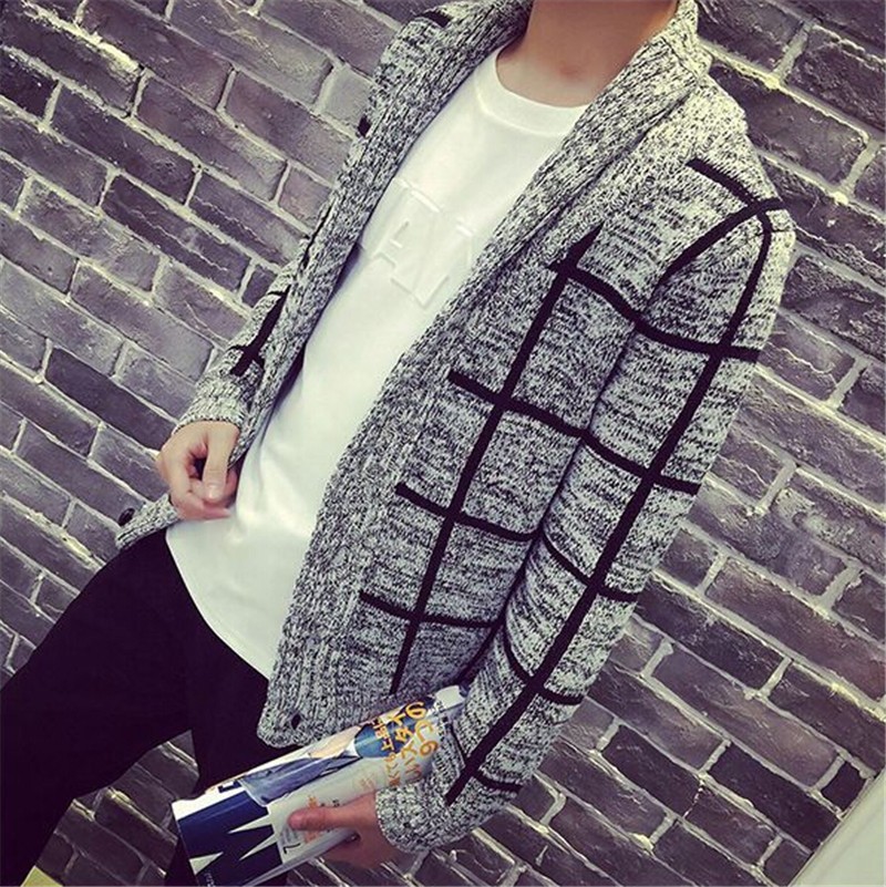 カーディガン メンズ ロング丈 カーディガン 長袖 ニットカーディガン アウター 羽織 コート トップス Kmao 28 Lizstore 通販 Yahoo ショッピング