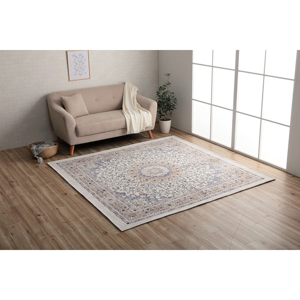 IKEHIKO イケヒコ シャガード織 クラシック柄 ラグ カーペット シンフォニー 3畳 200&times;250cm