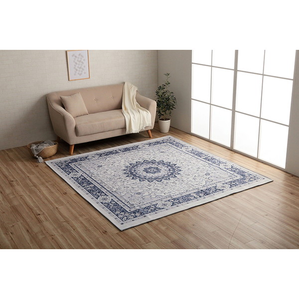 IKEHIKO イケヒコ シャガード織 クラシック柄 ラグ カーペット シンフォニー 3畳 200&times;250cm