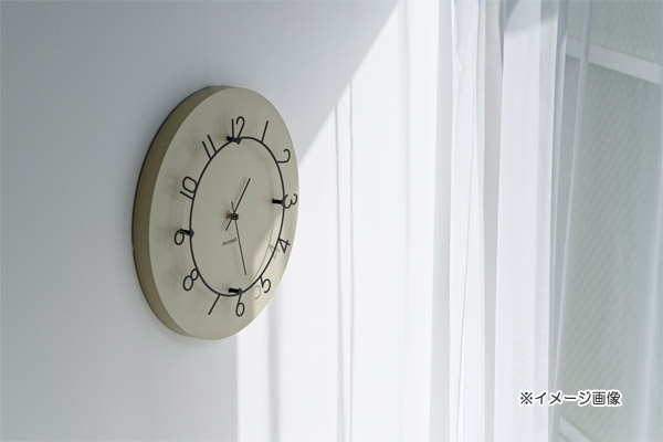 INTERFORM（インターフォルム） LUU WALL CLOCK BEIGE （ルウ ウォール