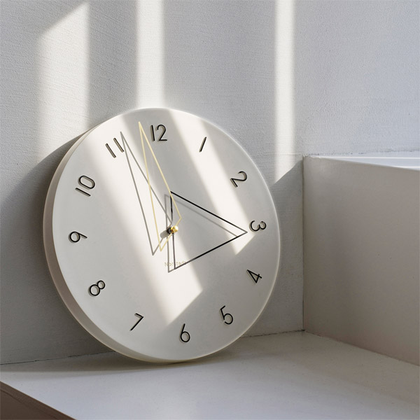 INTERFORM（インターフォルム） COLMIO WALL CLOCK IVORY （コルミオ