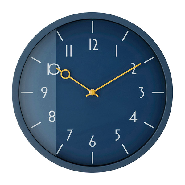 INTERFORM 掛時計 VETELI ネイビー CL-4344 INTERFORM（インターフォルム） VETELI WALL CLOCK NAVY （ヴェテリ