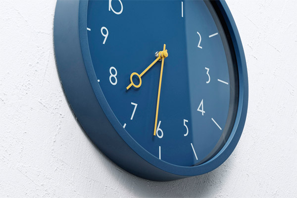 INTERFORM（インターフォルム） VETELI WALL CLOCK NAVY （ヴェテリ