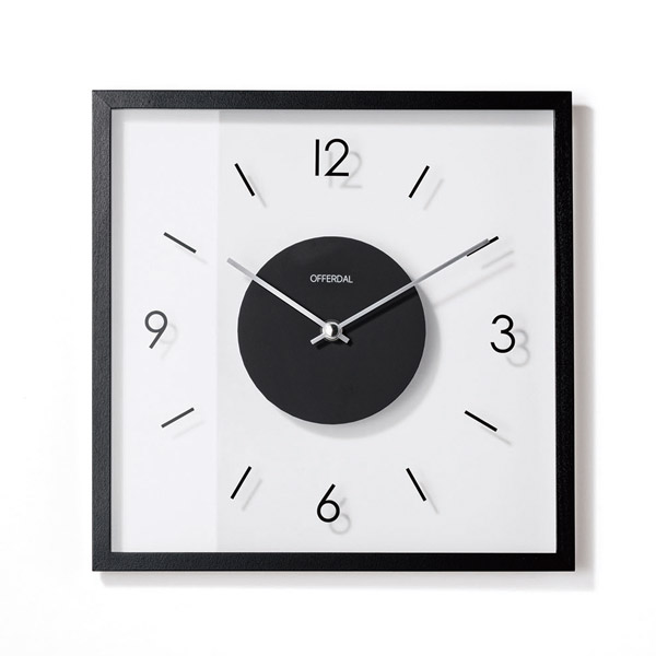 INTERFORM（インターフォルム） LATURI WALL CLOCK BLACK （ラトゥリ