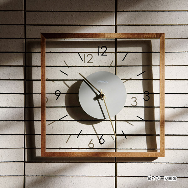 INTERFORM（インターフォルム） LATURI WALL CLOCK BROWN （ラトゥリ