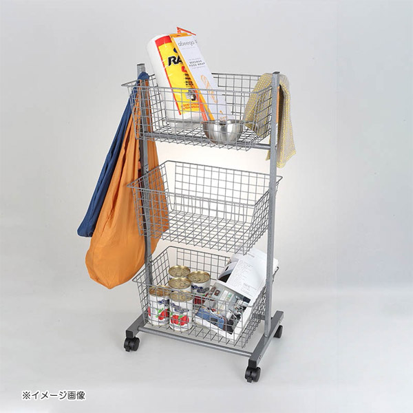 ダルトン DULTON】 WIRE RACK WITH CASTORS H.GRAY （ワイヤ ラック