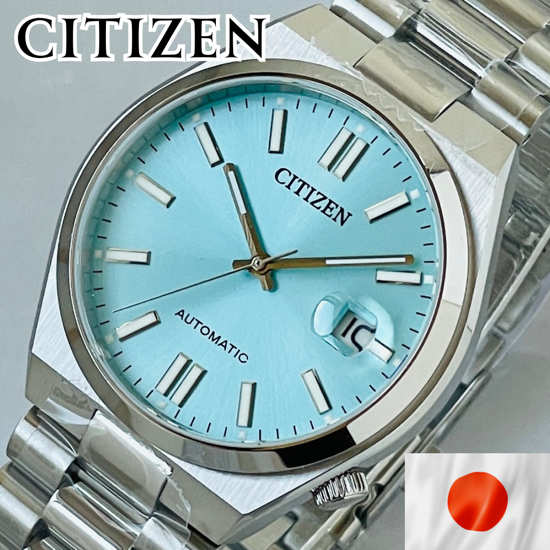 腕時計 メンズ 防水 30代 40代 20代 シチズン 50代 自動巻き NJ0151-88M 2023 CITIZEN アイスブルー