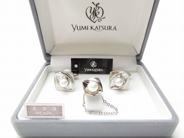 YUMI KATSURA（ユミカツラ） 桂 由美 カフス タイピン セット ブランド