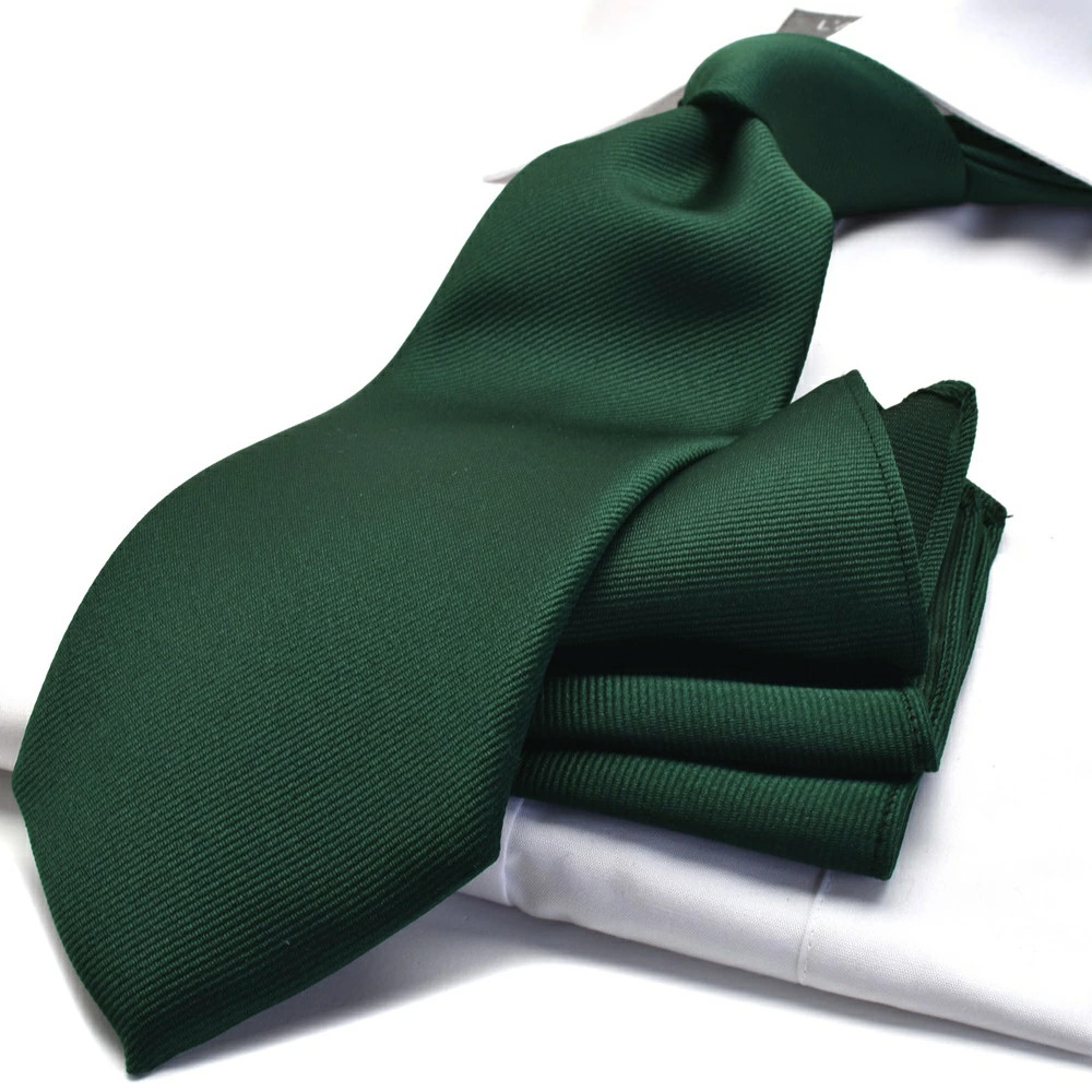 ネクタイ ギフト日本製 無地 緑 dark green ダークグリーンcpn-muk-m