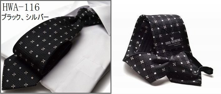 ネクタイ ワンタッチ ネクタイ /シルク らくらくネクタイ/ HUGO VALENTINO ギフト/クイックネクタイ/ silk necktie  ファスナー付き :hwa-set:ネクタイの専門店Flying Blue - 通販 - Yahoo!ショッピング