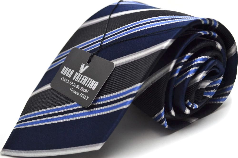 父の日 プレゼント おしゃれ ネクタイ ギフト 就活 ブランド シルク100% HUGO VALENTINO 超ロング C-LON-SET-S3 S51 silknecktie ※通常より長いです。｜flyingbluenet｜08