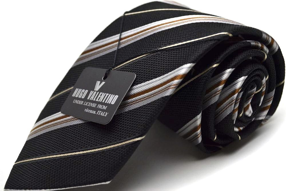 父の日 プレゼント おしゃれ ネクタイ ギフト 就活 ブランド シルク100% HUGO VALENTINO 超ロング C-LON-SET-S3 S51 silknecktie ※通常より長いです。｜flyingbluenet｜19