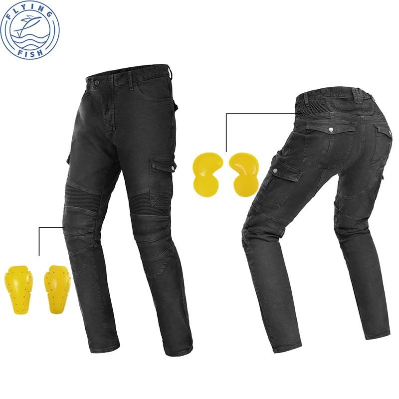 バイク用 パンツ デニム ジーンズ メンズ ライダース レーシング ツーリング 良質 オールシーズン プロテクター装備 CR-806 送料無料  :20005:Flying Fish - 通販 - Yahoo!ショッピング