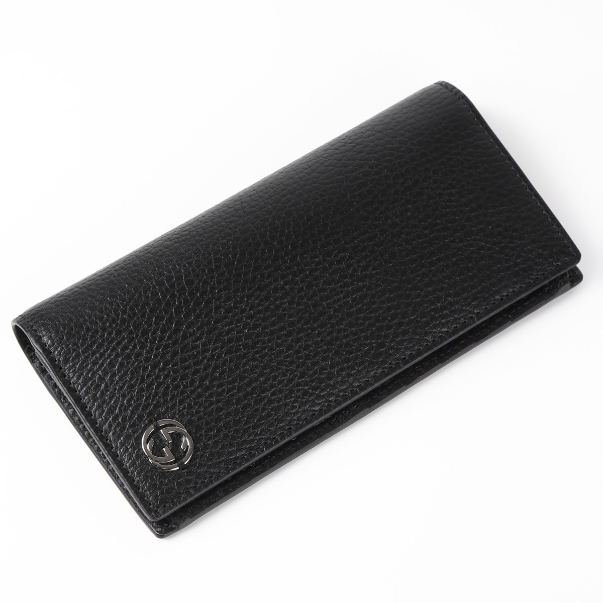 GUCCI グッチ 財布 メンズ 長財布 二つ折り長財布 ブラック 小銭