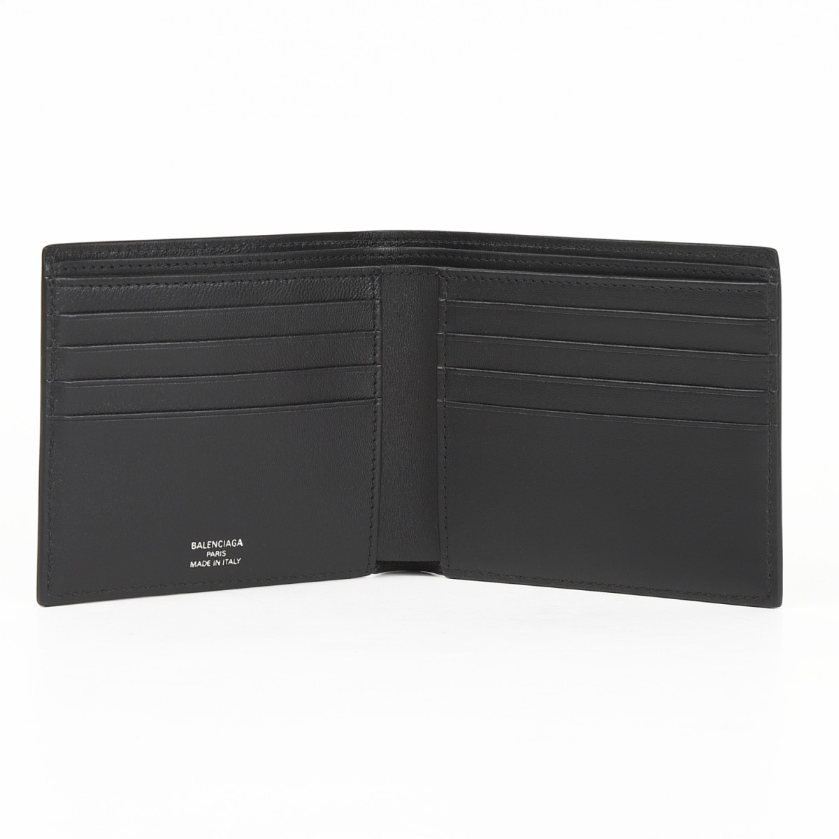 極美品 バレンシアガ 2つ折り 長財布 ブラック 黒 バレンシアガ BALENCIAGA BALENCIAGA バレンシアガ 2つ折り財布 721898