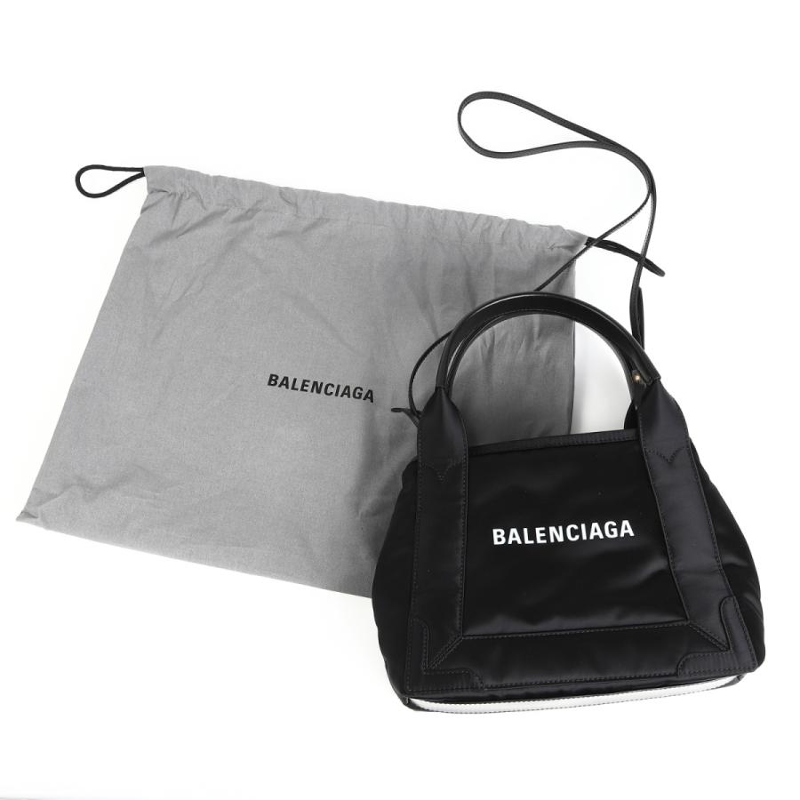 BALENCIAGA バレンシアガ トートバッグ ネイビー カバス XS