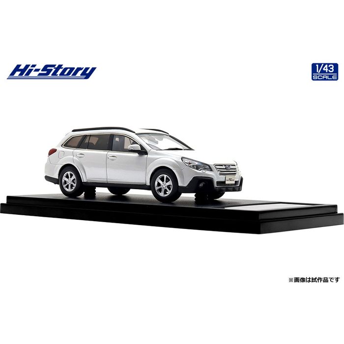 SUBARU アウトバック1／43スケールモデル　ミニカー2台 1/43 SUBARU LEGACY OUTBACK 2.5i EyeSight (2012) サテンホワイト