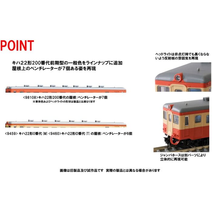 Nゲージ キハ22-0形 M 鉄道模型 ディーゼルカー TOMIX TOMYTEC トミー