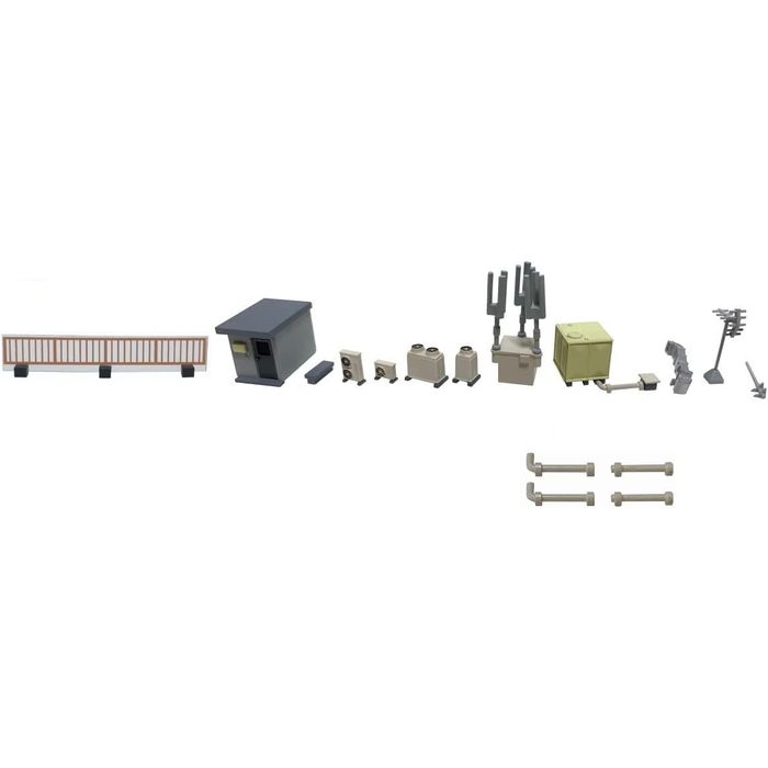 情景小物　タンクA,B 煙突A TOMYTEC トミーテック トミーテック 煙突 A - 大型集合煙突 - 情景コレクション 情景