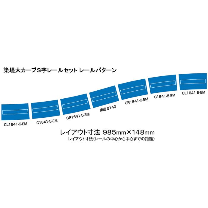 Nゲージ 築堤大カーブS字レールセット 鉄道模型 線路 TOMIX
