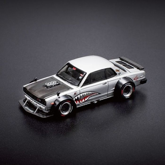 PRE5 POP RACE x Enigma 1/64 SKYLINE GT-R V8 DRIFT (HAKOSUKA