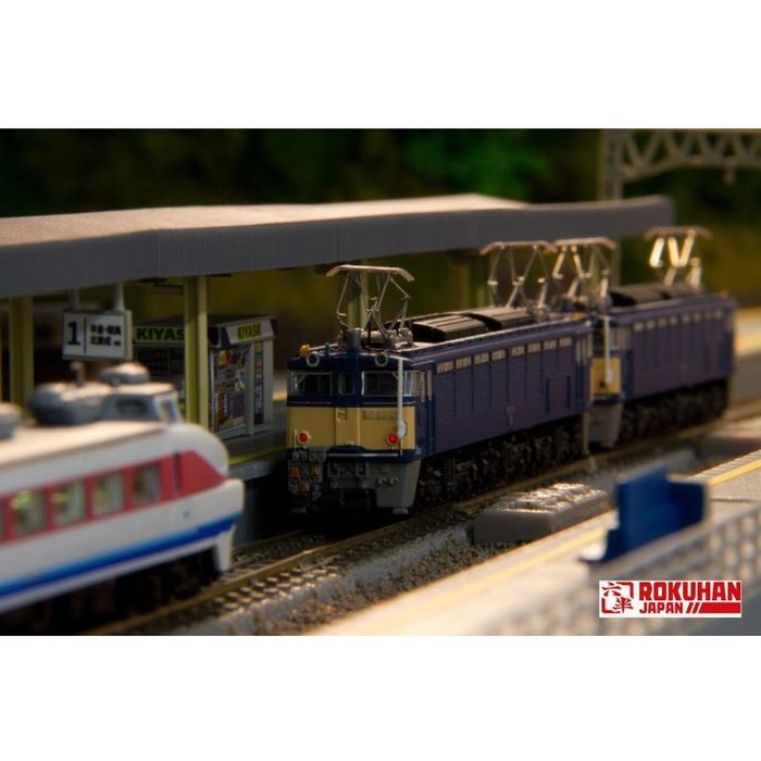 Zゲージ EF63形 電気機関車 3次形 青 重連セット 鉄道模型 ロクハン