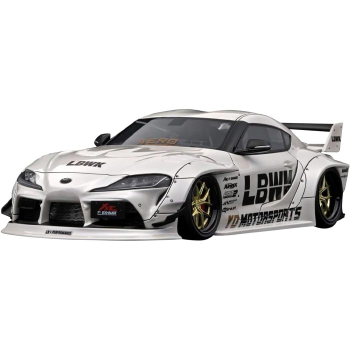 イグニッションモデル 1/18 LB-WORKS TOYOTA SUPRA A90 White 模型