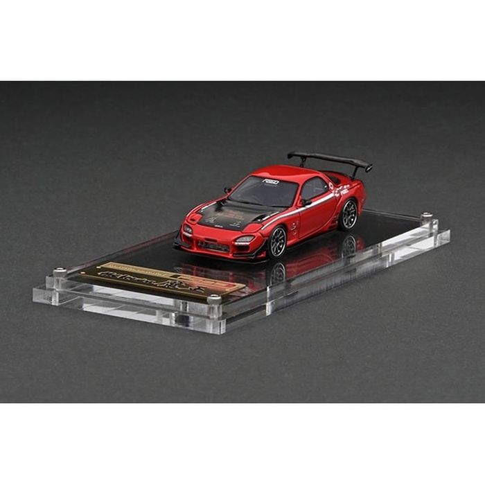 イグニッションモデル 1/64 FEED RX-7 FD3S 魔王 レッド 完成品