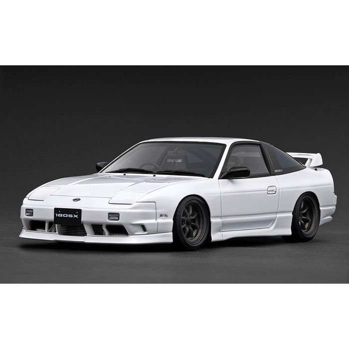 1/18 イグニッションモデル Nissan RPS13 180SX 白 あすつく 1/18 Nissan 180SX TYPE X (RPS13) White ミニカー 模型 完成