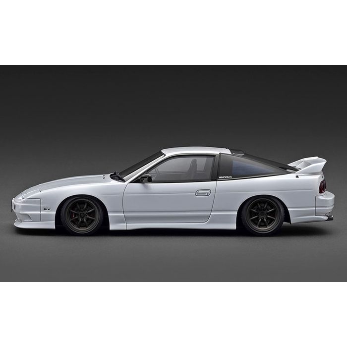あすつく 1/18 Nissan 180SX TYPE X (RPS13) White ミニカー 模型 完成