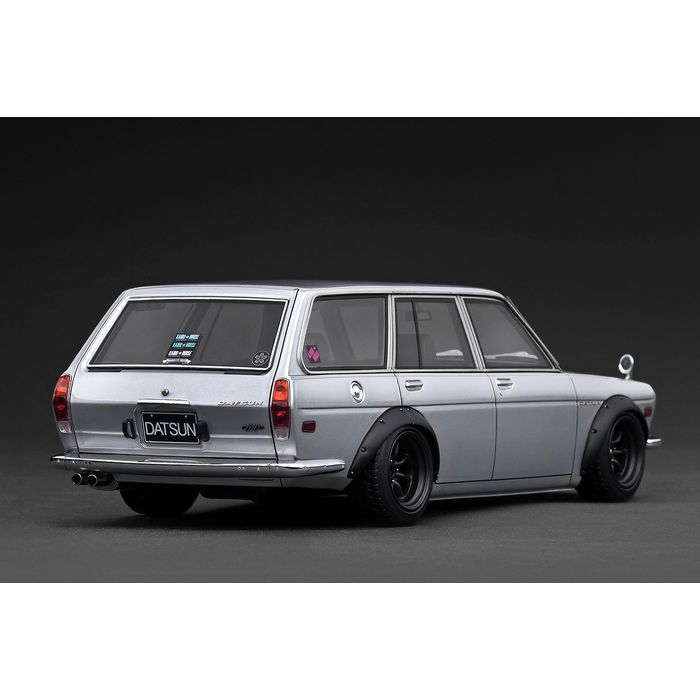 イグニッションモデル 1/18 Datsun Bluebird Wagon (510) Silver
