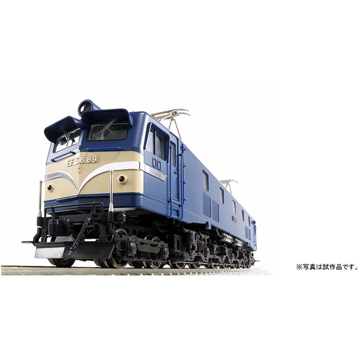 KATO HOゲージ EF58（ツララ切り付・ブルー） HOゲージ EF58 ツララ切り付・ブルー 鉄道模型 KATO 1-324