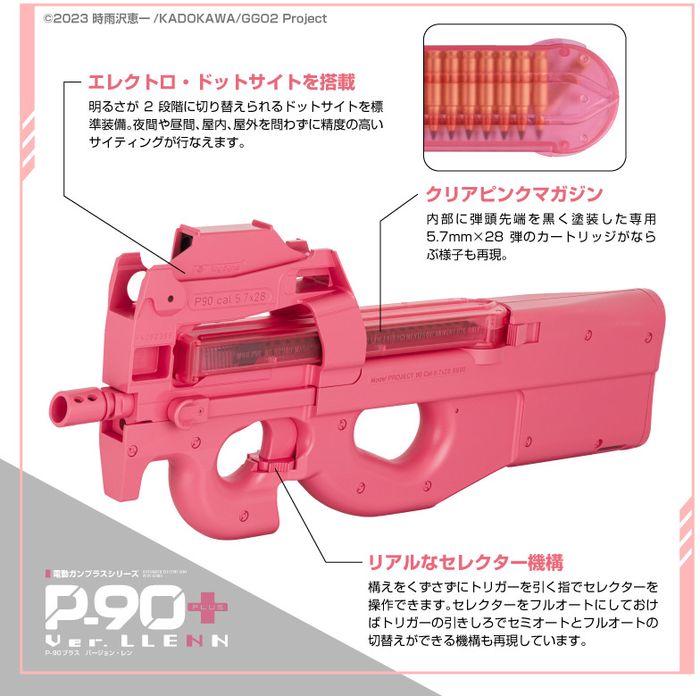 東京マルイ 電動ガン P-90プラス バージョン レン エアガン ガンゲイル P-90プラス バージョン・レン【電動ガンプラス】 - 電動ガン